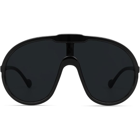 GFUIARA Women Trendy Oversized Fashion Shield Aviator  UV400 Protection Goggles - Picture 4 of 7